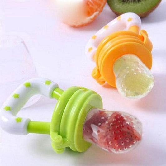 BPA Free Baby Fruit Feeder – Safe Silicone Te-ether for 5+ Months Babies