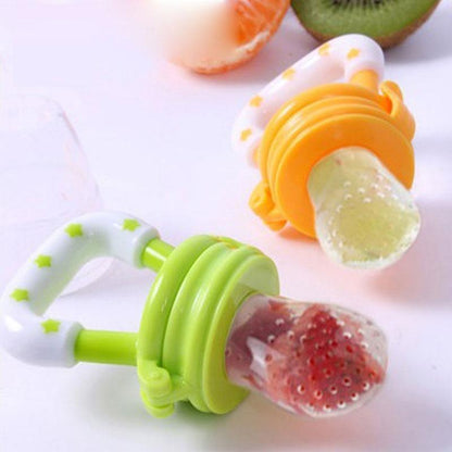 BPA Free Baby Fruit Feeder – Safe Silicone Te-ether for 5+ Months Babies
