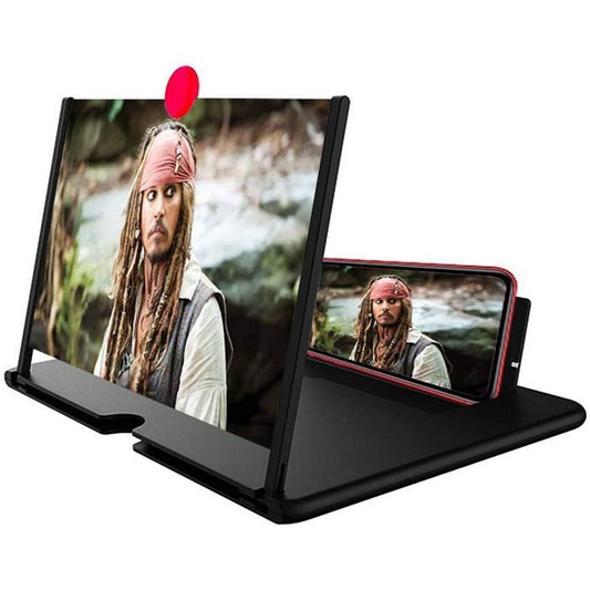 8.5 Inch Portable Phone Video Amplifier Screen – HD Mobile Screen Magnifier (Black)