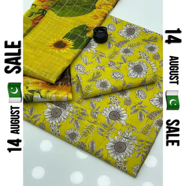 3PC | Digital Print | Monar Shirt & Trousers, Chiffon & Monar Diamond Dupatta