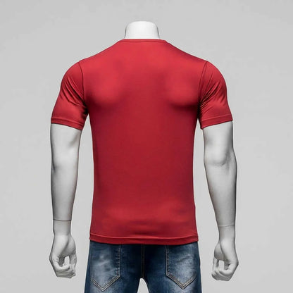 Muscle fit red t shirt for men | Buy online  from afraz.pk