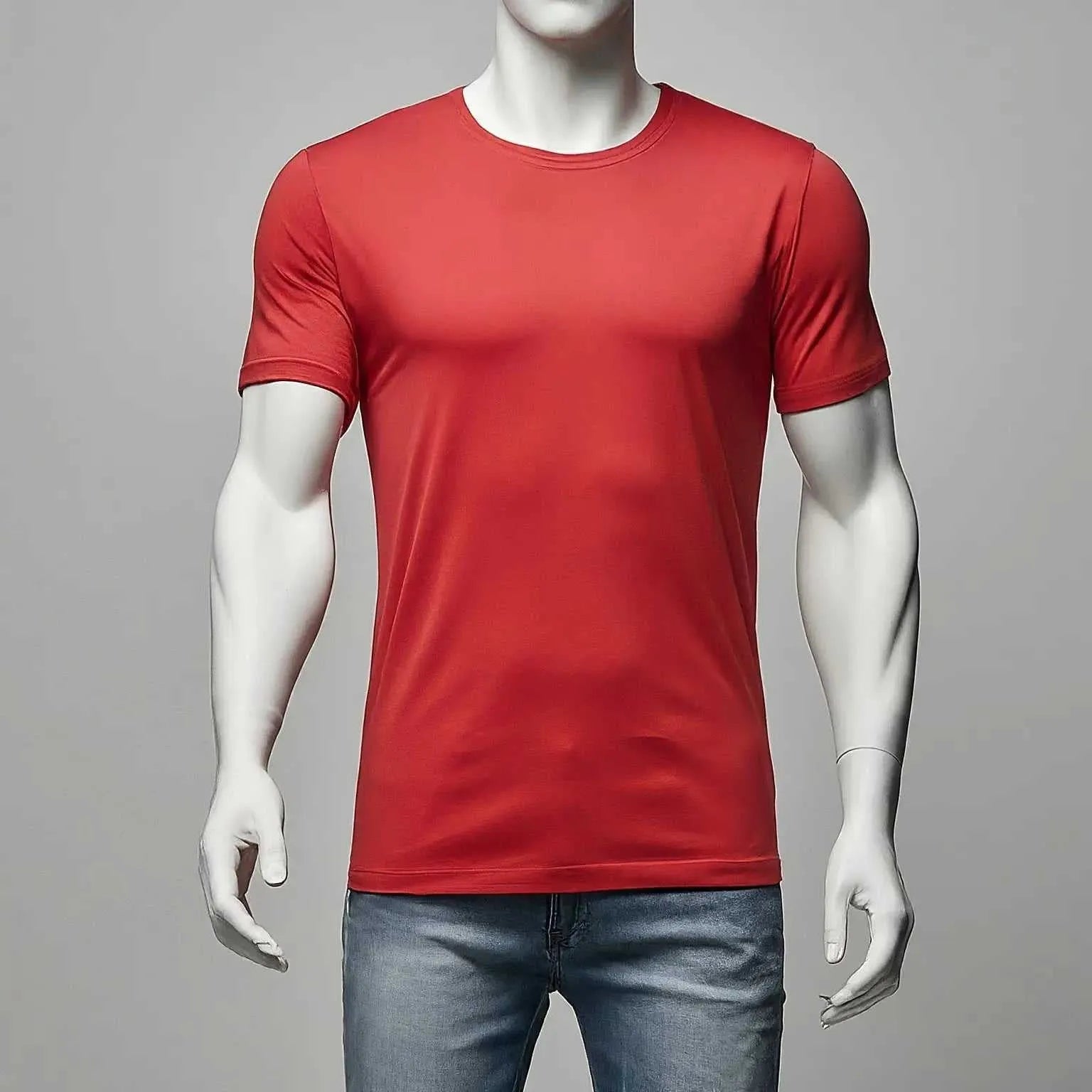 Buy plain red t shirt for men | AFRAZ