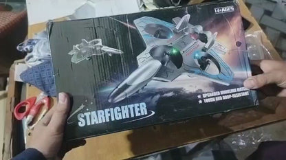 Afraz Smart RC Fighter Jet Plane – 2.4G Remote Control High-Speed Foam Airplane Toy