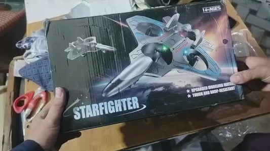 Afraz Smart RC Fighter Jet Plane – 2.4G Remote Control High-Speed Foam Airplane Toy
