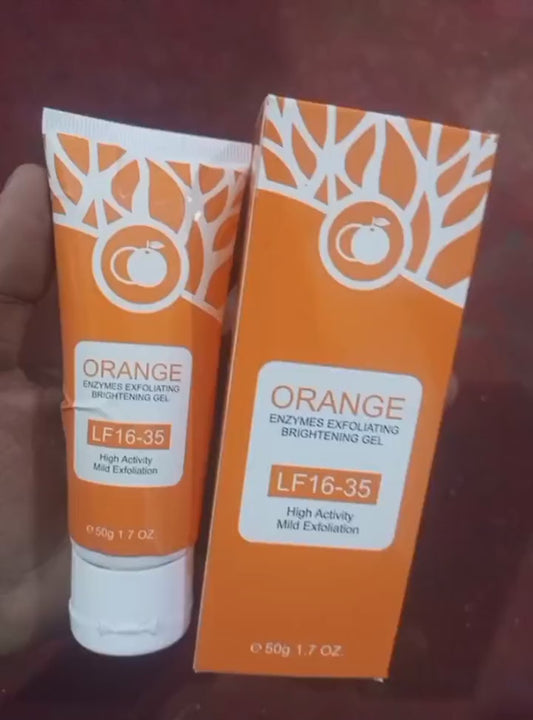 Afraz Smart Orange Enzyme Exfoliating Gel – Premium Brightening Citrus Skincare (50ml)