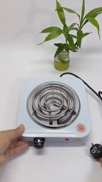 Afraz RAF 1000W Single Electric Stove – Portable Adjustable Temperature Hot Plate with Overheat Protection